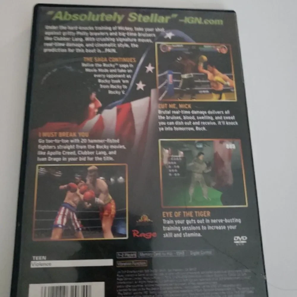 ROCKY - PS2 GAME